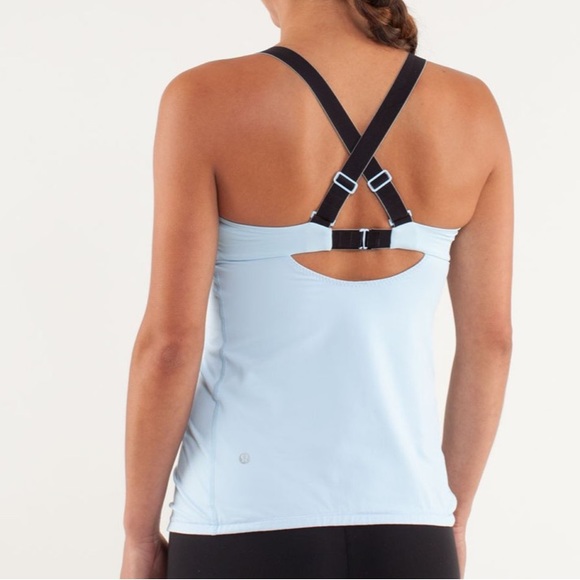 lululemon athletica Tops - Lululemon Run: Catch Me Tank Caspian Blue